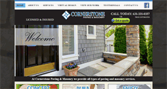 Desktop Screenshot of cornerstonepatios.com