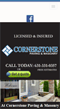Mobile Screenshot of cornerstonepatios.com